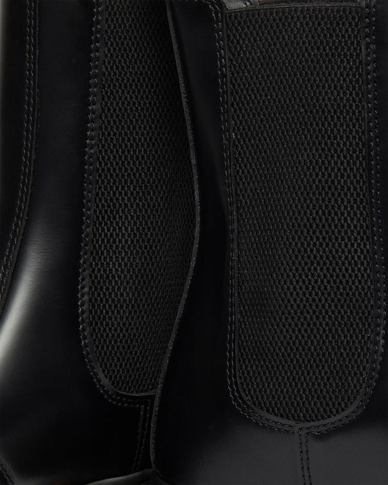 Dr Martens 2976 Hi Smooth Lær Ankelstøvletter Dame Svarte | Norge 79SGL
